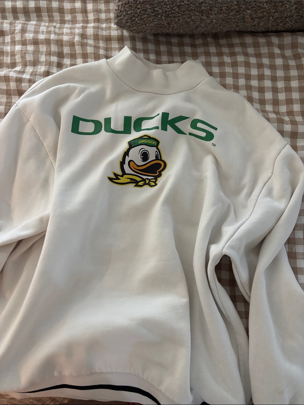Oregon ducks mockneck sweatshirt